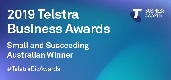 2019 Telstra business awards awards banner