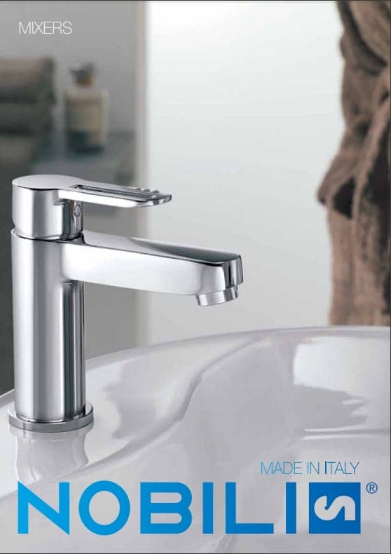 nobili silver faucet and sink product image